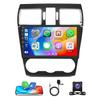 2+64G Android 14 Double Din Car Stereo Upgrade for Subaru Forester WRX Impreza 2015-2018 Car Radio w/Wireless Carplay Android Auto 9 Touch Screen GPS Navi Head Unit Bluetooth WiFi FM Backup Camera view 2