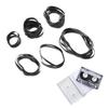 Mikinona 50Pcs 4Mm Flat Cassette Player Belts Rubber Replacement Bands for Recorder and DVD Drive Repair, Compatible with Tape Decks, Home Audio Maintenance Supplies view 1