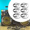 Mikinona 50Pcs 4Mm Flat Cassette Player Belts Rubber Replacement Bands for Recorder and DVD Drive Repair, Compatible with Tape Decks, Home Audio Maintenance Supplies view 3