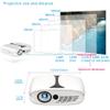 Mini Projector 180 Lumens Mobile Portable Pocket Home 1080P Smart Android 7.1 Projector,RD-606 Wireless Sync view 4