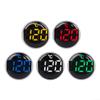 AC 380V 22mm LED Current, Mini Digital Ammeter with 5 Color Display for Industrial AC Current Sensor, Round Panel Mount Electrical Meter(White) view 2