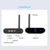 Heayzoki Wireless AV Sender, 2.4GHz 300m Range 8 Channels with Digital Screen, for TV PC Stereo PAL NTSC Plug and Play (US Plug) view 3