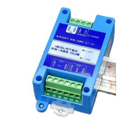 1Pcs Industrial Grade 2CH 4CH 8CH RS485 Hub Full/Photoelectric Isolation Distributor Bus Division Expansion Protection(2CH 6102)