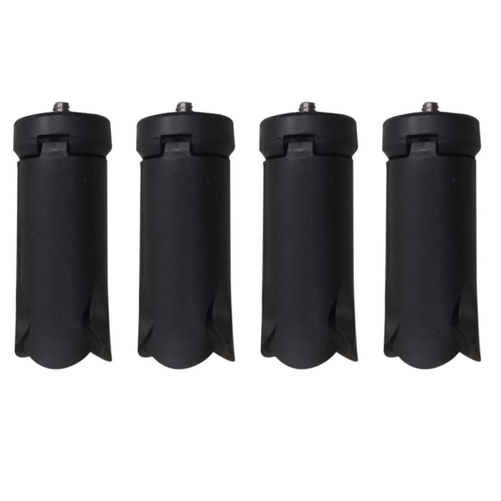 BESPORTBLE 4Pcs Foldable Phone Tripod Folding Video Tripod 1/4 Inch Screw for Desktop Video Recording Compatible with Smartphones and Sports Cameras for Vlogging and Live Streaming