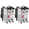 2 Pack Auxiliary Block 1NO 1NC for Relay Module for CJX2 AC Contactor, Electrical Control Component with Normally Open Closed Contacts, view 3