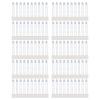 100Pcs Adhesive Cable Management Clips, Self Adhesive Wire Organizer, Adjustable Nylon Strap Ties with Strong Fixation for Office Home, Includes Screw Holes for Secure Installation (White) view 1