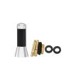 3.5cm Brand New Black Screw Metal Short Stubby Mast Antenna Car Styling Roof Antenna Enhanced Signal Car Accessories(3.5cm Silver) view 1