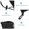 CIYODO 2 Pcs Neoprene Camera Lens Pouch Set Shockproof Drawstring Lens Case Bag for DSLR Camera Protection Flexible Protective Cover for Photography Equipment view 2