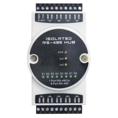 1Pcs 485 Hub 8Channel RS485 Distributor/Repeater One Sub Eight Industrial Isolated Relay(Device only)