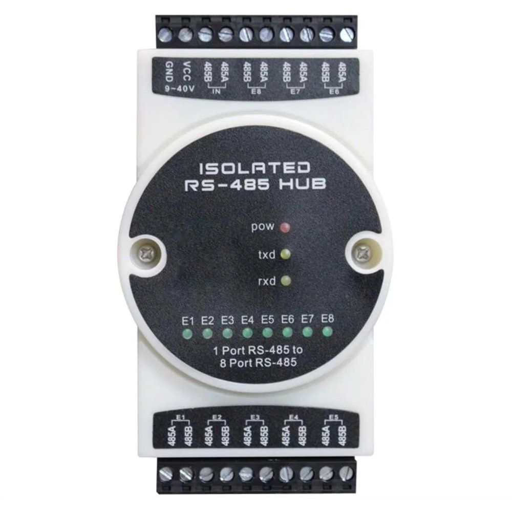 1Pcs 485 Hub 8Channel RS485 Distributor/Repeater One Sub Eight Industrial Isolated Relay(Device only)