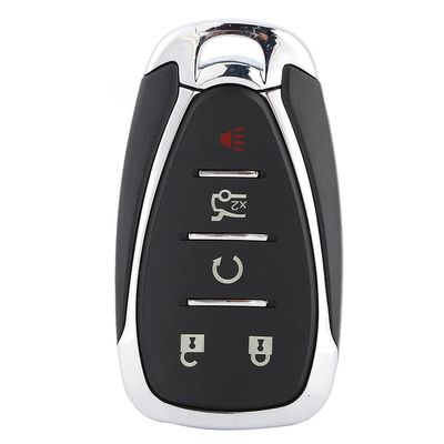 5 Button Car Smart Remote Control Key 433MHz Fit for Chevy Malibu Replaces OE J225 - Complete Keyless Entry Fob with Internal Circuit Board Security Chip and Durable ABS Shell