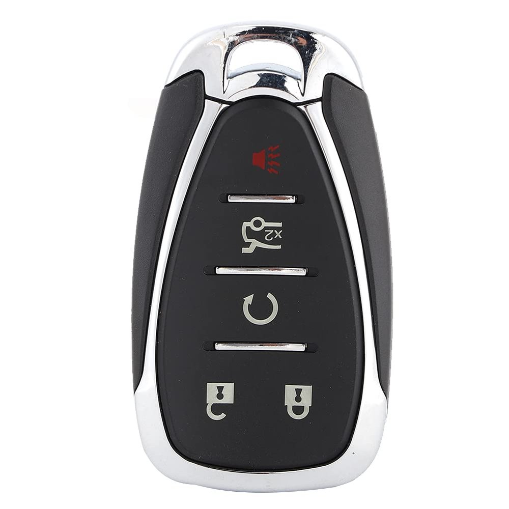 5 Button Car Smart Remote Control Key 433MHz Fit for Chevy Malibu Replaces OE J225 - Complete Keyless Entry Fob with Internal Circuit Board Security Chip and Durable ABS Shell