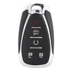 5 Button Car Smart Remote Control Key 433MHz Fit for Chevy Malibu Replaces OE J225 - Complete Keyless Entry Fob with Internal Circuit Board Security Chip and Durable ABS Shell view 1