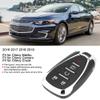 5 Button Car Smart Remote Control Key 433MHz Fit for Chevy Malibu Replaces OE J225 - Complete Keyless Entry Fob with Internal Circuit Board Security Chip and Durable ABS Shell view 2