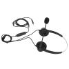 EABCHAML H360D - PC - MV Business Headset with Microphone, Noise Cancelling PC Headset, Wired Binaural Headphones for Office Telemarketing Call Center, 3.5mm Jack Headset with Adjustable Vo view 2