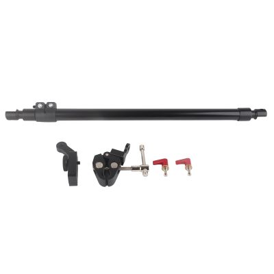 Aluminium Alloy Portable Camera Video Slider Support Tripod Rods, Adjustable Stability Rods for Tripod Stand, Lightweight Slider Support Rods with 1/4 Screw, Compatible with Most S