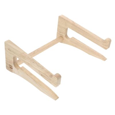 MUELODSIC Wooden Laptop Stand and Keyboard Holder for Desk, Computer Riser with Storage Shelf, Office Laptop Organizer Suitable for Home and Workstation Use