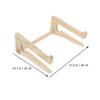 MUELODSIC Wooden Laptop Stand and Keyboard Holder for Desk, Computer Riser with Storage Shelf, Office Laptop Organizer Suitable for Home and Workstation Use view 2