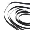 Toddmomy 50Pcs Cassette Player Drive Belts Rubber Replacement for Recorder and DVD Tape Deck Repair Maintenance, Flat 4Mm Square Belt Suitable for Cassette Tape Recorders view 3
