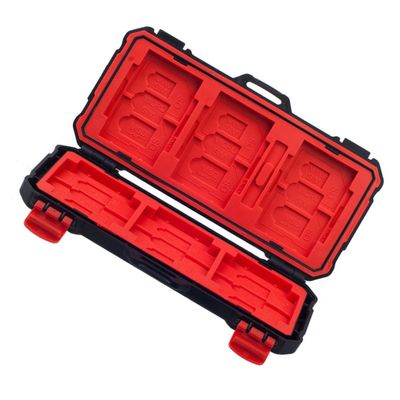 SHOWERORO Cf Cards Holder Case Memory Card Protective Box for Photographers Portable Shockproof Storage Organizer Compact Hard Carry Case for Travel and Data Protection