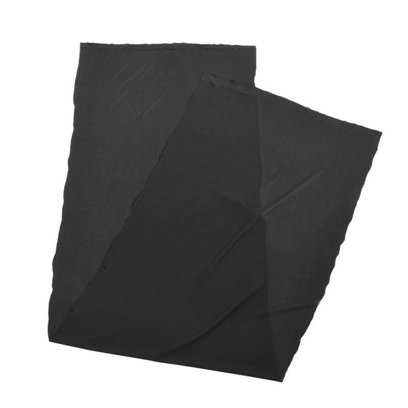 1.7mx0.5m Speaker Grill Cloth Stereo Gille Fabric Speaker Mesh Cloth Dustproof Protective Cover for Stage Sound Box/KTV Box(Black)