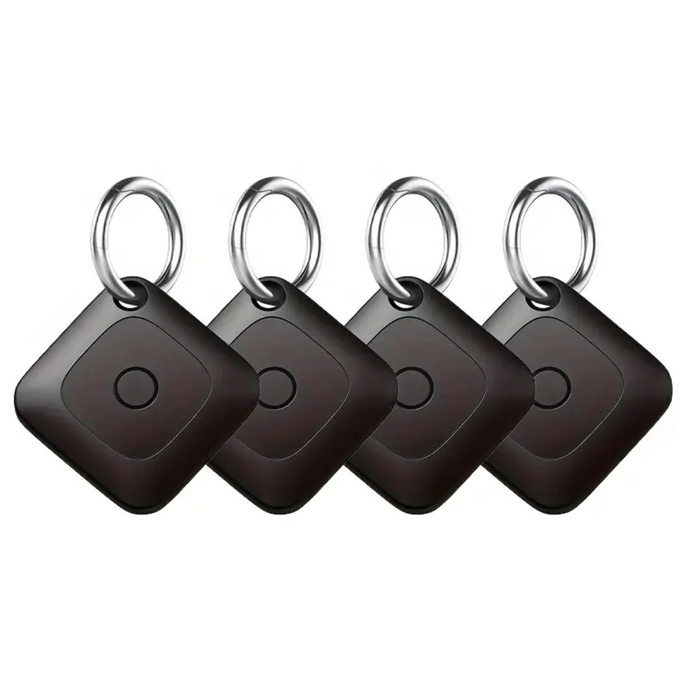 Mini GPS Tracker for Pets & Everyday Carry, Bluetooth Anti-Lost Tag for Wallets, Keys & Luggage, Compact Waterproof 4 pcs