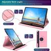 360 Rotating PU Leather Stand Cover Suitable for Samsung Galaxy Tab S10 FE Plus 13.1inch 2025 with Auto Wake/Sleep Smart Case(Green) view 3