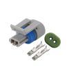 2/5/10/20/50/100 Sets 2 Pin Lntake Air Temp Temperature Plug Water Proof Electrical Wire Connector 12162197(2p Female,50 Sets_2P) view 1