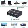 1x3 HDMI Splitter, 1 in 3 Out HDMI Splitter Audio Video Distributor Box Support 3D & 4K x 2K Compatible for HDTV, STB, DVD, PS3, Projector Etc view 2