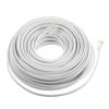 KOMBIUDA Rj11 Telephone Extension Cord 20Ft 4-Core Landline Cable for Phone Modem Fax Machines White Telephone Connecting Wire for Home and Office Use view 1