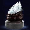 Electric Rotating Display Stand 3 Speeds 360 Degree Turntable Jewelry Holder USB Charging Mirror Jewelry Display Stand Watch Display Stand Cosmetic Showcase Rotating Display Stand Product Photography view 2