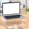 VERDANVERSE Acrylic Monitor Riser and Laptop Stand Small Size Thickened Computer Base for Office Desk Organization and Ergonomic Workstation Setup view 4