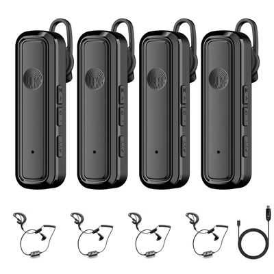 CBCBTWO N2S MAX Small Walkie Talkies with Earpiece Programming Cable,Two Way Radios Long Range,Mini Walkie Talkie Rechargeable for Adults,for Restaurant Supermarket Beauty Salon Family(4 Pack)