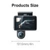 1080P Car Dashcam Practical with Interior Camera Lens Wide Angles Lens Seamlessly Looping Camera view 3