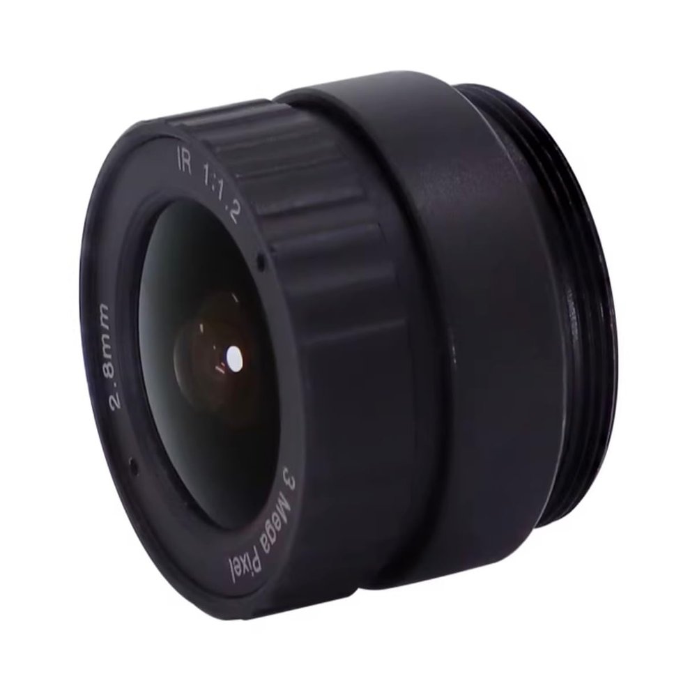 3mp 1/2.7'' Wide Angle CCTV Lens Focal Length 2.8mm CS Mount Fix Apertue F1.2 Day and Night Cofocal