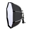 Compatible for Canon Flashes - 55-120cm Octagon Umbrella Softbox with Honeycomb Grid(Softbox 90cm) view 1