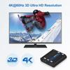 4K@60Hz HDMI Splitter 1x2, HDMI Splitter 1 in 2 Out for Dual Monitor, Supports Auto Scaling, HDCP 2.2, HDMI 2.0b, RGB 8:8:8, HDR 10, 3D for Xbox PS4/5 Fire Stick Cable Box view 3