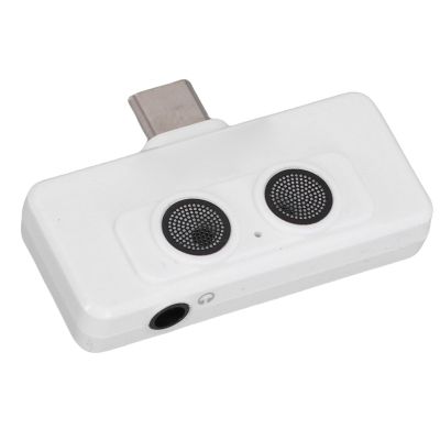 Bewinner Mini Phone Mic, HiFi Recording with Omnidirectional Microphone, Plug and Play Type C Microphone for Smartphones Tablets Cameras Computers (White)