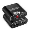 HDMI Splitter 1 in 2 Out with EDID Mode- 4K Ver HDMI2.0 HDCP2.2, Powered HDMI Splitter Supports HDCP 2.2 3D 4K@60HZ Full HD1080P for Xbox PS4 PS3 Fire Stick Roku Blu-Ray Player TV view 1