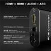4K@60Hz HDMI Audio Extractor Splitter, 4K HDMI to HDMI Audio Converter + Optical Toslink SPDIF + 3.5mm Audio, 5.1 ARC Audio, HDMI Adapter for Fire Stick, Blu-Ray Player,OZV8 view 2
