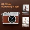 Retro Pocket Camerd, Mini Digital Camera with 1.47 in LCD Screen, Mini Digital Camera with Flip Screen, Mini Keychain Camera, Portable Pocket Camera for Kids, Travel, Selfies&Daily (Green/32) view 3