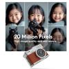 Retro Pocket Camerd, Mini Digital Camera with 1.47 in LCD Screen, Mini Digital Camera with Flip Screen, Mini Keychain Camera, Portable Pocket Camera for Kids, Travel, Selfies&Daily (Green/32) view 4