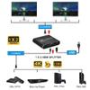4k@60hz HDMI Splitter, 1 in 2 Out, Ultra HD 4K @ 60 Hz 1x2 HDCP1.4, Power HDMI Supports 3D Full HD 1080P Compatible with Xbox PS5/4/3 Blu-Ray Player Fire Stick Roku view 3