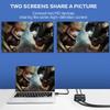 4k@60hz HDMI Splitter, 1 in 2 Out, Ultra HD 4K @ 60 Hz 1x2 HDCP1.4, Power HDMI Supports 3D Full HD 1080P Compatible with Xbox PS5/4/3 Blu-Ray Player Fire Stick Roku view 4