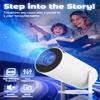 Fake Window Projector  Window Projector, Mini Projector with Wifi and Bluetooth, 4k Projector, Auto Keystone, Low Latency & 180 Rotation Projector for Bedroom view 2