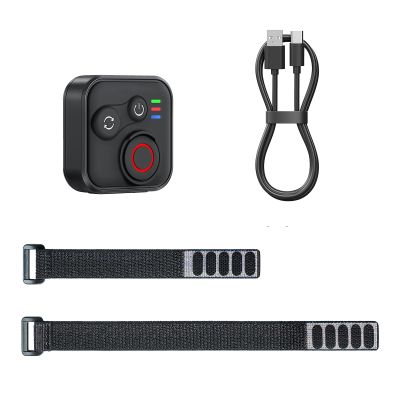 ZLiT Remote Control for DJI OSM0 360 /Action 6/5 Pro /4 Camera Smart Remote Controller with Wrist Strap and Cable (Black,1 pcs)