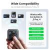 ZLiT Remote Control for DJI OSM0 360 /Action 6/5 Pro /4 Camera Smart Remote Controller with Wrist Strap and Cable (Black,1 pcs) view 3
