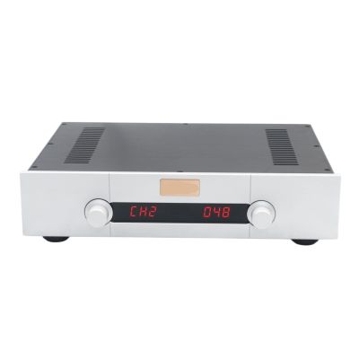 LSTBFZYWT STR12A-Max ECC82 Tube Remote Control Preamplifier HiFi Audio 4-Input 1-Output Preamplifier(230V)