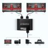 1x2 HDMI Splitter, HDMI 2.0 HDCP 2.2,4K@60Hz 1x2HDMI Splitter.Support Scaler(one Out 4K@60Hz,Another Out 1080P),RGB 4:4:4,4 Kinds of EDID Mode,HDR 10 view 2