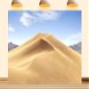 10X7ft Fabric Desert Backdrop with Engaging Desert Display Wild West Sand Dunes Background for Western Cowboy Election Night Party Decorations Hiking Camping Photo Booth Props view 1